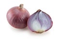 Red Onion halve Royalty Free Stock Photo