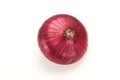 Red onion isolated over white Royalty Free Stock Photo