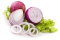 Red Onion rings Royalty Free Stock Photo