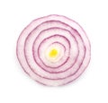 Red onion slice Royalty Free Stock Photo