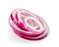 Red onion slices Royalty Free Stock Photo