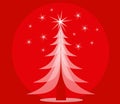 Nepriehľadný vianočný stromček 