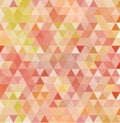 Red and orang color triangular background. abstract illustration. Royalty Free Stock Photo