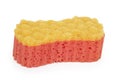 Red-orange bath sponge Royalty Free Stock Photo