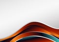 Red Orange And Blue Wave Background With Space For Your Text Vector Graphic Beautiful elegant Illustration Royalty Free Stock Photo