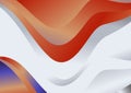 Red Orange And Blue Wave Background Template With Space For Your Text Beautiful elegant Illustration Royalty Free Stock Photo