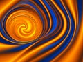 Red orange blue yellow brown black stripes, waves, lines, curls and bumps. Abstract beautiful background. Soft voluminous wavy