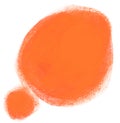 Red orange color sphere bubble circle paitning drawing brush texture background sphere Royalty Free Stock Photo