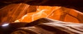 Red orange sandstone rock background. Antelope Canyon, slot canyon in Arizona Royalty Free Stock Photo