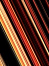 red and orange sloping molten lava flow