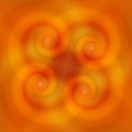 Red Orange Spirals Texture