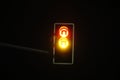 Red and orange traffic light Royalty Free Stock Photo