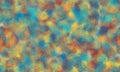 Red, orange, yellow and blue blurred spots with textured surface. Abstarct seamless pattern. Marble imitation