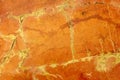 Red, orange and yellow marble texture. Stone background seamless pattern Royalty Free Stock Photo