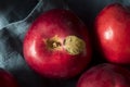 Red Organic Macintosh Apples Royalty Free Stock Photo