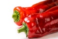 Red organic raw whole snack pepper, bellpepper Royalty Free Stock Photo