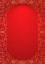 Red ornament background