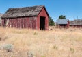 Red outbuildings Royalty Free Stock Photo