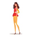 Red Outfit Fashion Figure