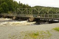 Open hatches in Dalslands canal