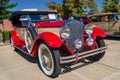 Red 1929 Packard classic car