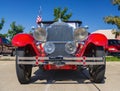 Red 1929 Packard classic car Royalty Free Stock Photo