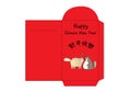 Red packet design vector