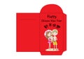 Red packet design vector