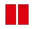 Red packet mock-up Red envelope for New year China template Chinese red envelope