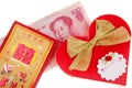 Red packets and candy packaging