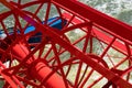 Red paddle wheel Royalty Free Stock Photo