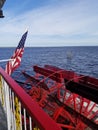 Red paddleboat, Florida Royalty Free Stock Photo