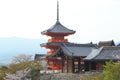 Red pagoda in Kyoto Royalty Free Stock Photo