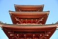 Red pagoda in Kyoto Royalty Free Stock Photo