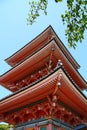 Red pagoda in Kyoto Royalty Free Stock Photo