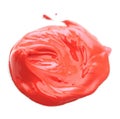 Red paint blob