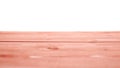 Red paint coated wooden boards Royalty Free Stock Photo