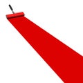 Red Paint Roller Royalty Free Stock Photo