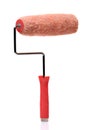 Red Paint Roller Royalty Free Stock Photo