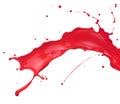 Red paint splash Royalty Free Stock Photo