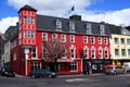 Red Painted Bar In Killarney, County Kerry, Ireland