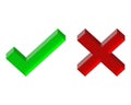 Red & Green Ticks #1 Isomorphic Correct/Wrong Tcks