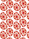 red paisley pattern