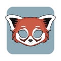 Red Panda mask for festivities