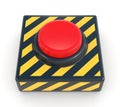 Red panic button Royalty Free Stock Photo