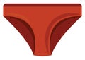 Red panty, illustration, vector Royalty Free Stock Photo