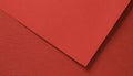 Red paper background hard texture in trendy colors
