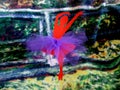 Red Paper Ballerina`s Media Art Piece