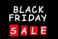 Black Friday sale, cyber Monday concept. Seasonal discount. Hot price. Best deal offer to buy goods. Royalty Free Stock Photo