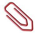 Red paperclip